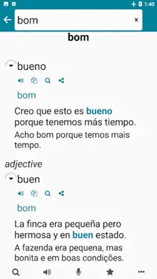 Portuguese - Spanish android App screenshot 6